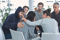 support group sitting in a circle